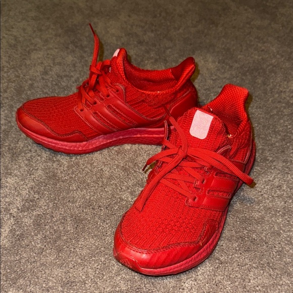 adidas Shoes - Adidas Bright Red Sneakers